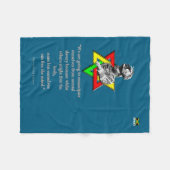 Tweaks Clothing - Marcus Mosiah Garvey Quote - Jam Fleece Deken (Voorkant (Horizontaal))