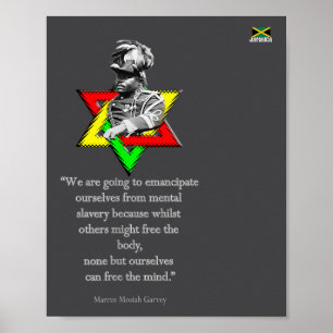 Tweaks Kleding - Marcus Mosiah Garvey Citaat - Jam Poster