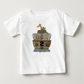 Twee 2-jarige jongen Noah's Ark T-shirt