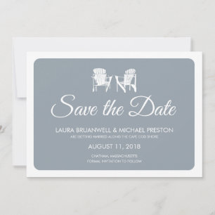 Twee Adirondack Chairs Save the Date