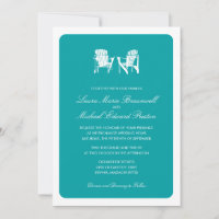 Twee Adirondack Chairs Wedding