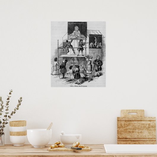 Twee Adverts met betrekking tot Faux, de Conjurer Poster (Keuken)