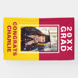 Twee Afstuderen-banner met tone Spandoek