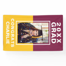 Twee Afstuderen-banner met tone