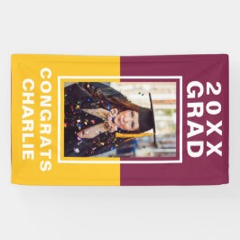 Twee Afstuderen-banner met tone Spandoek