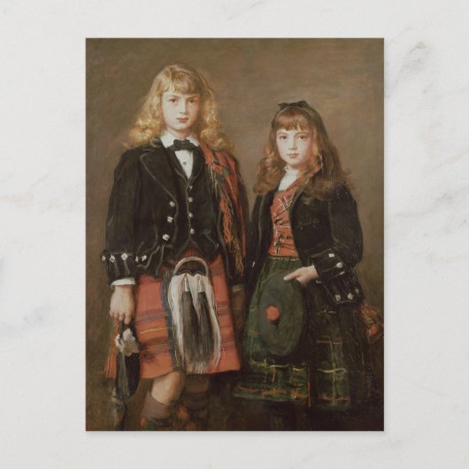 Twee airns briefkaart (Voorkant)