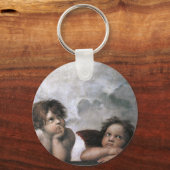 Twee Angels, Raphael  Fine Art Sleutelhanger (Voorkant)