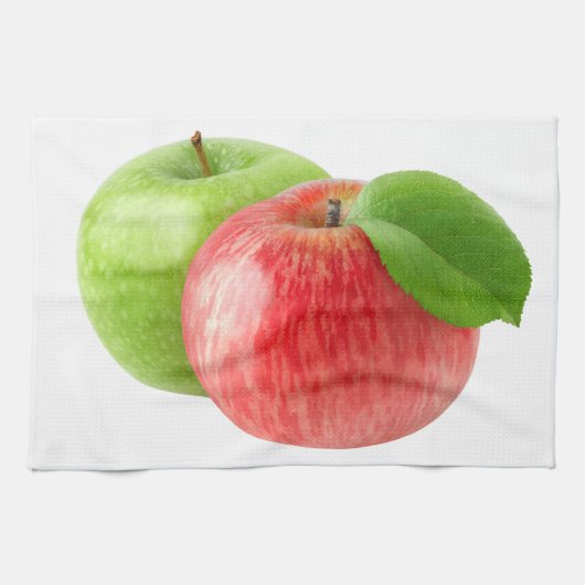 Twee appels theedoek (Horizontaal)