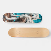 Twee Arctische Wolven Skateboard (Horizontaal)