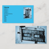 Twee artikelenkast -  visitekaartje (Voorkant / Achterkant)