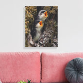 Twee Baby-oversteeksels Canvas Afdruk (Insitu (Woonkamer))