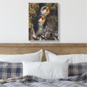 Twee Baby-oversteeksels Canvas Afdruk (Insitu (Slaapkamer))