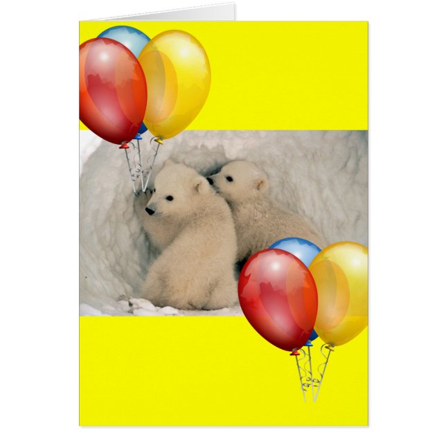 TWEE BABY POLAIRE BEREN (Voorkant)