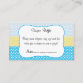 Twee babyjongens - twee erwten in een druppelaar informatiekaartje (Achterkant)