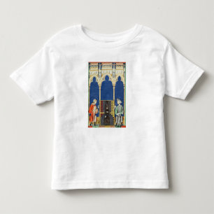 Twee backgammaspelers kinder shirts