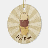 Twee bakkerijbeker keramisch ornament (Links)