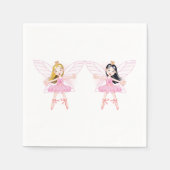 Twee Ballerina Fairies Papieren servetten (Voorkant)