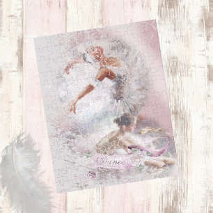 Twee ballerina's dansen legpuzzel