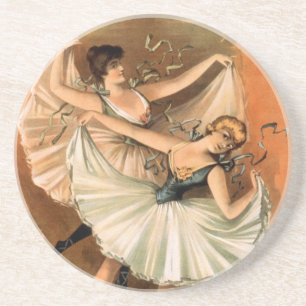 Twee Ballerina's onderzetter