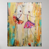 Twee ballerina's poster (Voorkant)