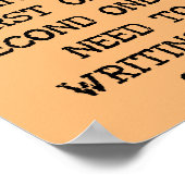 Twee belangrijke lessen Funny Poster Sign (Hoek)