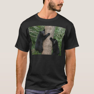 twee beren in een boom t-shirt
