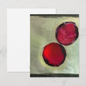 Twee Berries Notitiekaartje (Voorkant / Achterkant)