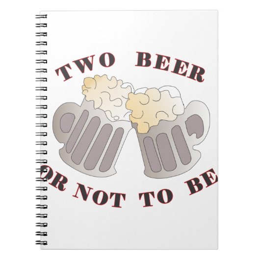 twee bier notitieboek (Voorkant)