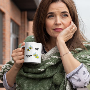 Twee bijen of niet twee bijen Cartoon Koffiemok