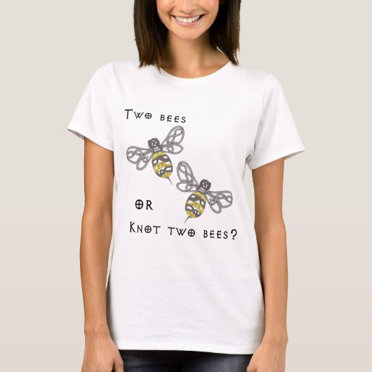 Twee bijen t-shirt (Voorkant)