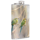 Twee bijeneters heupfles (Rechts)