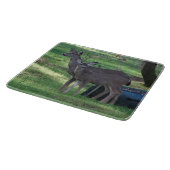 Twee Blacktail Deer Glass Cutting Board Snijplank (Hoek)