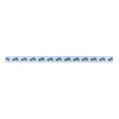 Twee blauwe brandkranen met bladeren lint (Voorkant)