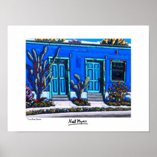 "Twee blauwe deuren" Poster