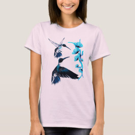 Twee blauwe Shirten T-shirt