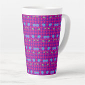 Twee Bloemen Kombloemen Latte Mok (Rechterhoek)