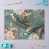 Twee Bloemen Peacocks Decoupage Tissuepapier (Craft)