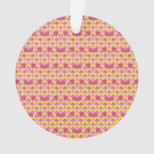 Twee Bloemen Rozen Ornament