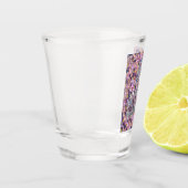 Twee bloemen shot glas (Links)