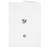 Twee Bluebirds Liefde Bruiloft (Achterkant)