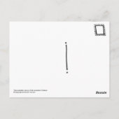 Twee bomen briefkaart (Achterkant)