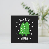 Twee bomen winterse vibes (Staand voorkant)