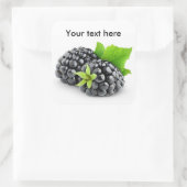 Twee bramen vierkante sticker (Tas)