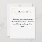 Twee Bridal Uitnodiging van de Shower (Achterkant)