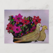 Twee Briefkaarten met schroefdoven (Voorkant)