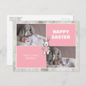 Twee Briefkaarten voor fotocollage Pasen (Voorkant / Achterkant)