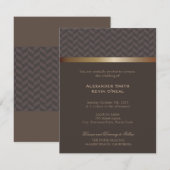 Twee bruidegoms-homo trouw uitnodiging (Voorkant / Achterkant)