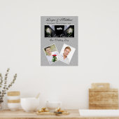 Twee Bruidegoms Huwelijksdag Tuxedo's Foto Poster (Keuken)