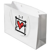 Twee Bruiden Biker Motorfiets Bruiloft Groot Cadeauzakje (Achterkant Gekanteld)