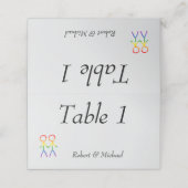 Twee bruiden Rainbow Love (Buitenkant ongevouwen)